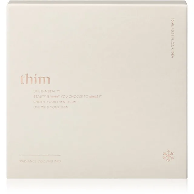 thim Radiance Cooling Pad tonizační polštářky s chladivým účinkem 10 ks
