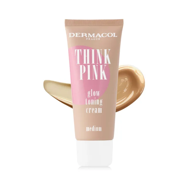 Think Pink rozjasňující tónovací krém č.2 Medium Dermacol - Oficiální e-shop Dermacol
