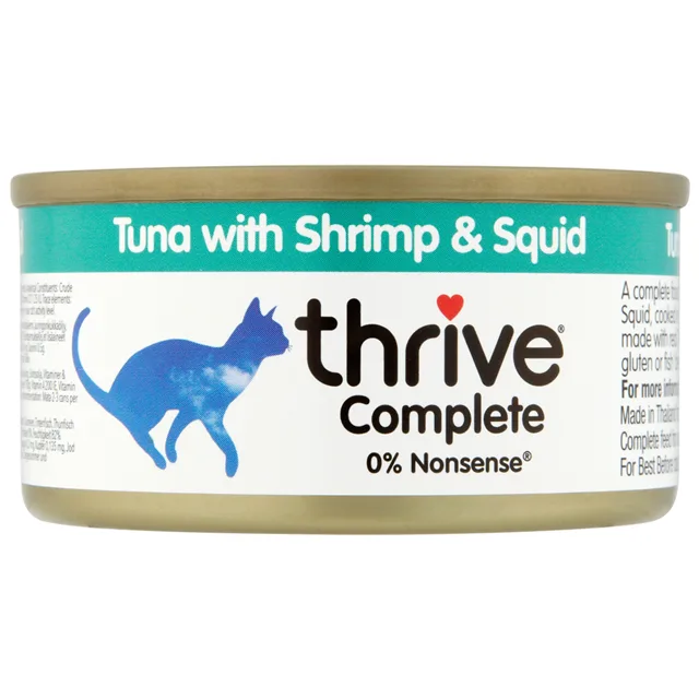 Thrive Complete 6 x 75 g - tuňák s krevetami a chobotnicí
