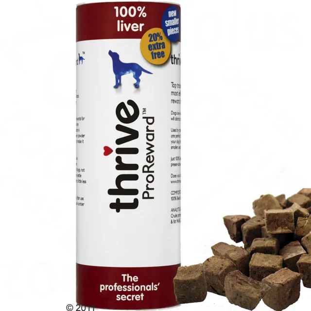 Thrive ProReward Dog Snack mrazem sušené - Výhodné balení 3 x 60 g
