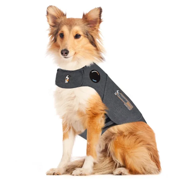 THUNDERWORKS Thundershirt Zklidňující vesta pro psy šedá, Velikost: S