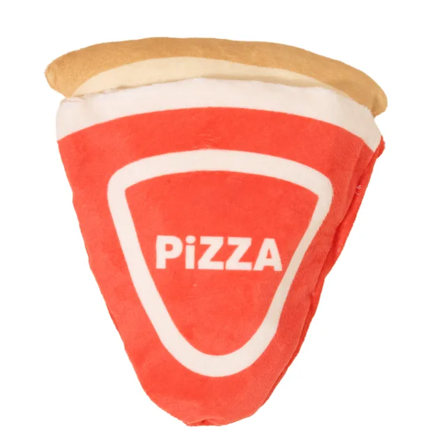 TIAKI 2v1 hračka pro psy Pizza - cca D 18 x Š 17 x V 6,5 cm