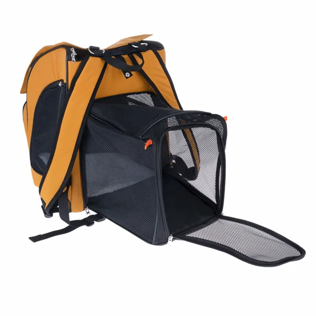 TIAKI batoh na domácí mazlíčky s rozšířením - D 26 x Š 31 x V 43 cm