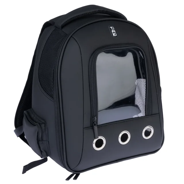 TIAKI batoh pro domácí zvířata s okénkem - D 42 x Š 26 x V 35 cm