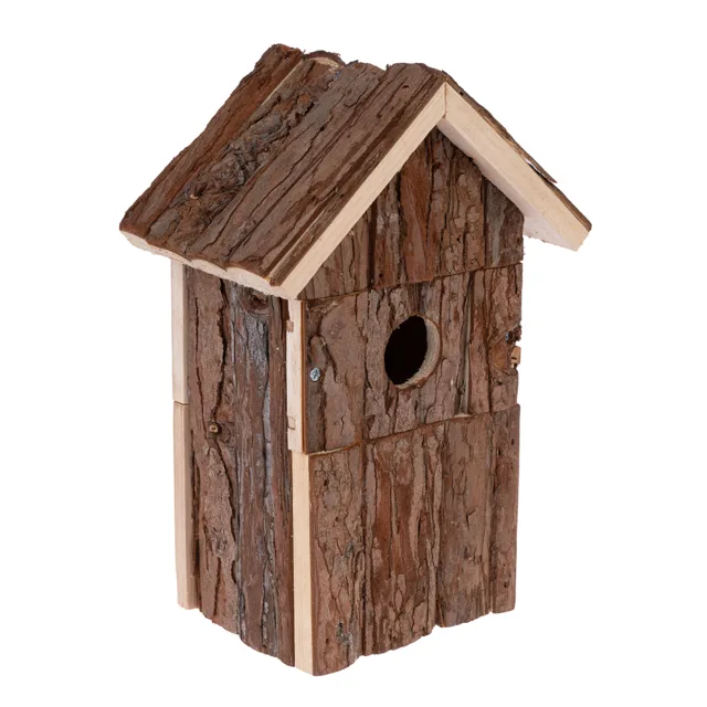TIAKI budka ke hnízdění srub - D 17 x Š 12,5 x V 26 cm