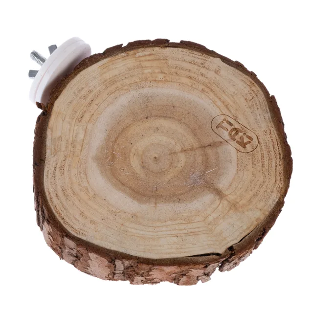 TIAKI dřevěná plošina s kůrou, kulatá - cca Ø 10 cm