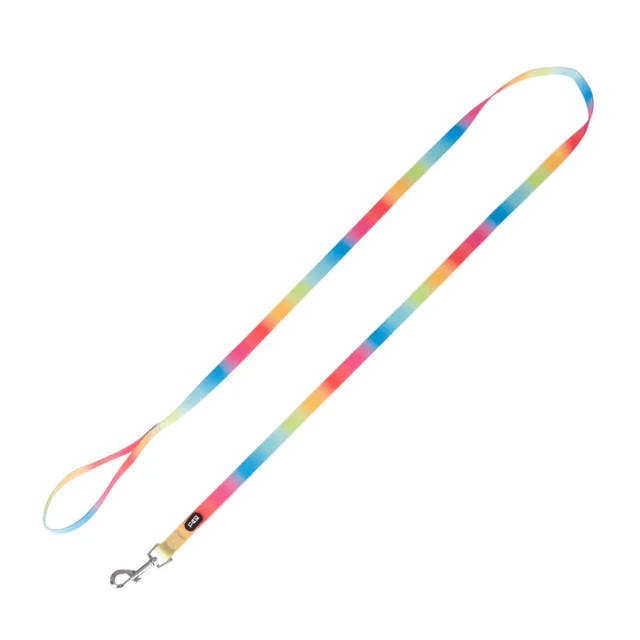 TIAKI duhové vodítko pro psy - velikost L: D 200 cm, Š 25 mm