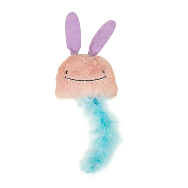 TIAKI hračka pro kočky monster králík - 1 kus