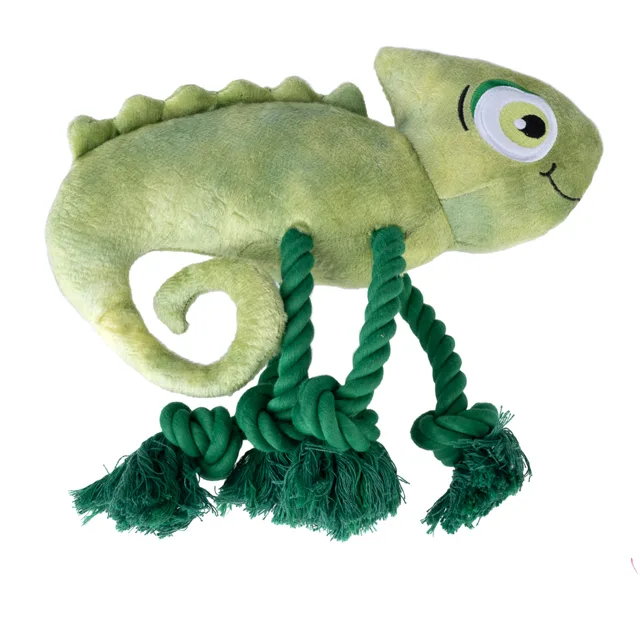 TIAKI hračka pro psy chameleon Pedro - cca D 28 x Š 15 x V 6 cm