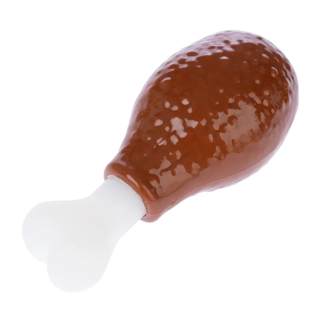 TIAKI hračka pro psy kuřecí stehno - V 15 x Š 6,5 x D 5,5 cm