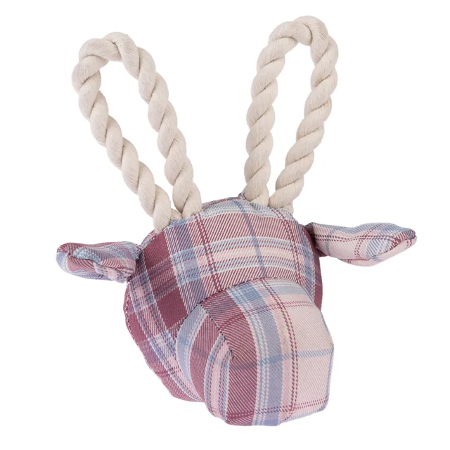 TIAKI hračka pro psy žirafa s lanem - vel. M: D 27 x Š 14 x V 23 cm