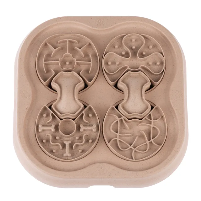 TIAKI Intelligence Toy Slow Feed Puzzle - D 34,8 x Š 34,8 x V 5,7 cm