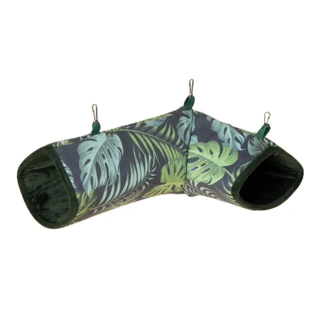 TIAKI Jungle Collection tunel pro malá zvířata - D 36 x Š 25 x V 13 cm, zelená barva
