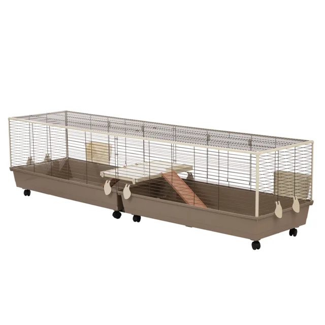 TIAKI klec pro králíky XXL - D 240 x Š 58 x V 52 cm