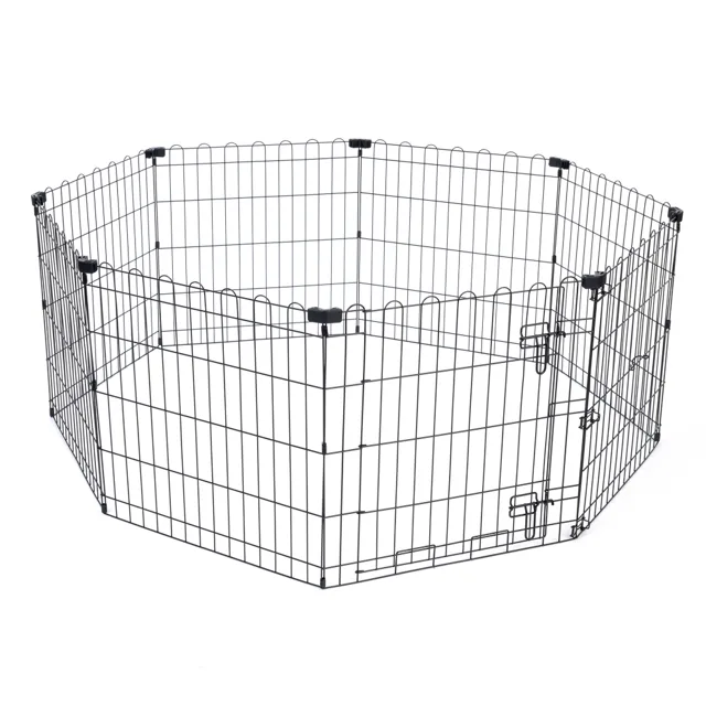 TIAKI kovový výběh pro štěňata - velikost S: 8 panelů, vel. Š 61 x V 64 cm