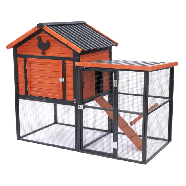 TIAKI kurník Premium - D 166 x Š 88 x V 131,4 cm (2 zásilky*)