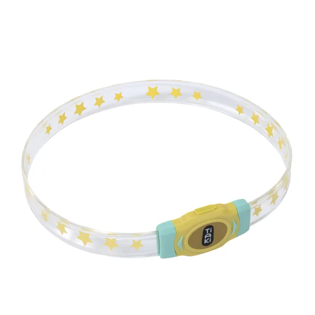TIAKI LED obojek pro dlouhosrsté psy - D 65 x Š 2,5 cm