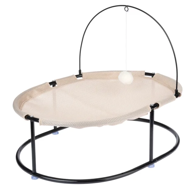 TIAKI Lehátko pro kočky - pískové - D 63 × Š 46 × V 47 cm