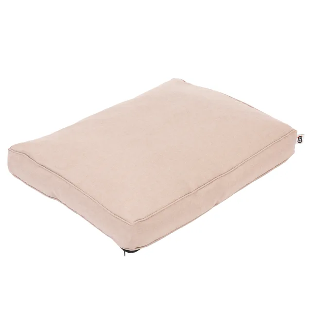 TIAKI Memory Foam matrace pro psy, béžová - S: D 80 x Š 60 x V 17 cm