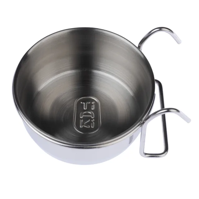TIAKI miska na krmivo z ušlechtilé oceli k zavěšení - 500 ml / Ø 12.2 cm