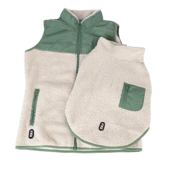 TIAKI Pet & Parent Sherpa vesty v partnerském vzhledu - vesta pro psí rodiče: M–L