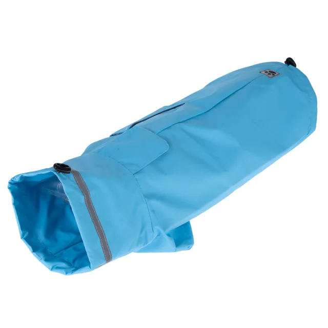 TIAKI pláštěnka pro psy nebesky modrá - délka zad cca 30 cm