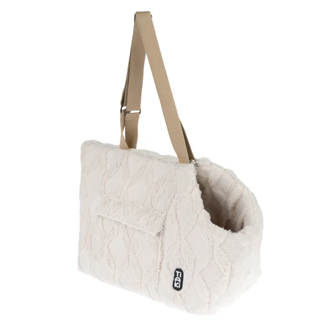 TIAKI  Přepravní taška plyšová - D 41 × Š 27 × V 29 cm