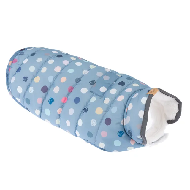 TIAKI Psí kabátek Comfy Dots - ca. 35 cm délka zad
