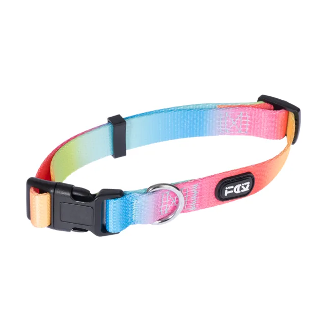 TIAKI Rainbow obojek pro psy - Velikost S: cca 25 - 40 cm obvod krku