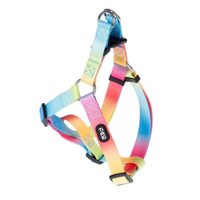 TIAKI Rainbow postroj - velikost S: 43 - 50 cm obvod hrudníku