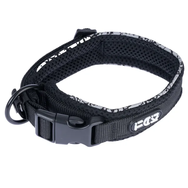TIAKI reflexní obojek - velikost S: obvod krku 25 - 35 cm, šířka 15 mm