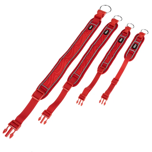 TIAKI Soft & Safe obojek, červený - velikost L: obvod krku 55 - 65 cm, Š 45 mm