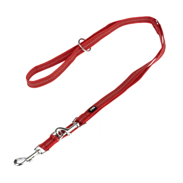 TIAKI Soft & Safe obojek, červený - vhodné vodítko: 200 cm délka, 20 mm šířka