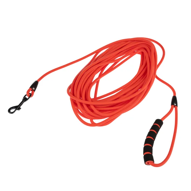 TIAKI stopovací vodítko Neo Comfort, červené - 15 m dlouhé, 6 mm široké