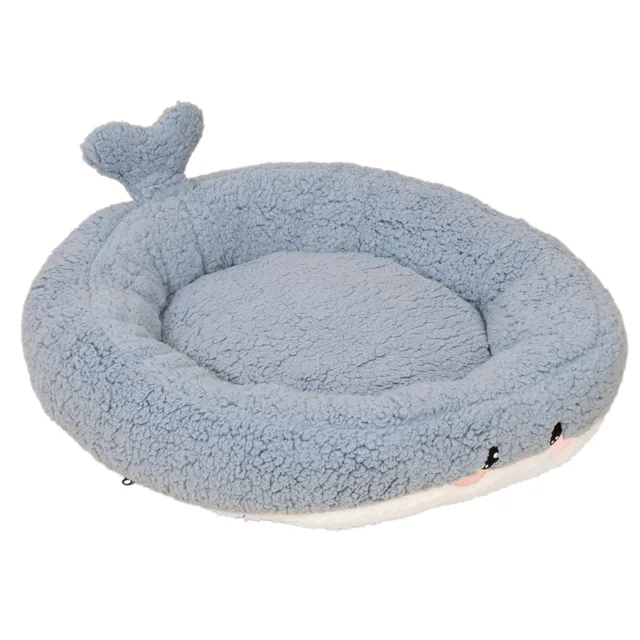 TIAKI Teddy Whale pelíšek pro domácí mazlíčky - velikost M: Ø 60 x V 15 cm