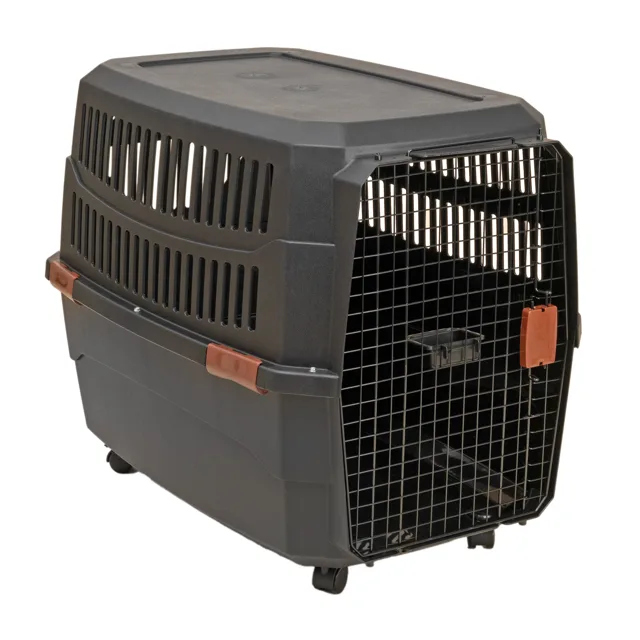 TIAKI transportní box s kolečky, černý - velikost XL: D 102 x Š 71 x V 67 cm