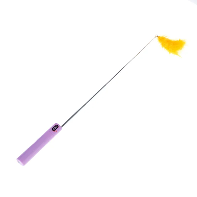 TIAKI udice pro kočky s bambulí a LED ukazovátkem 1 kus