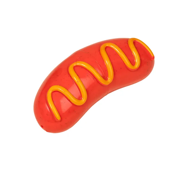 TIAKI ultra silná žvýkací hračka Hotdog - Ø 6,5 x D 15 cm