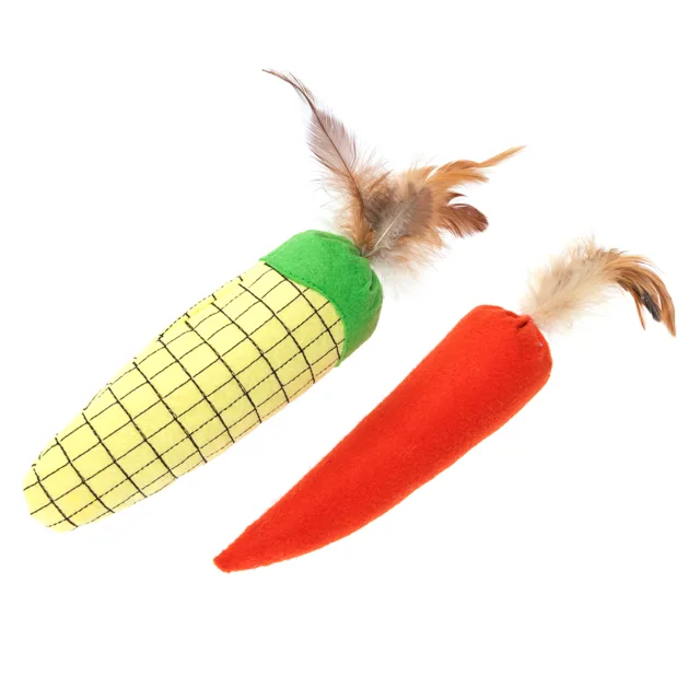 TIAKI Veggies sada hraček pro kočky se šantou kočičí - sada 2 kusy