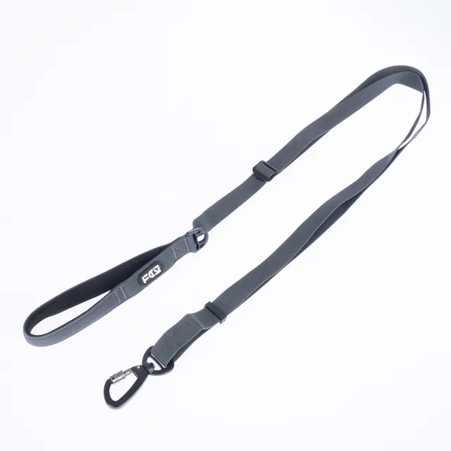 TIAKI vodítko pro psy šedé - Délka: cca 150 - 200 cm