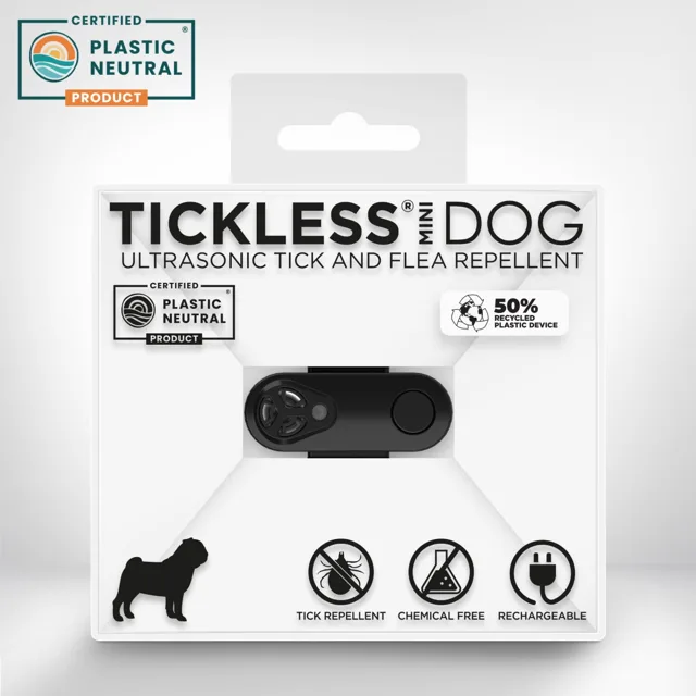 Tickless Mini Dog Nabíjecí - Černé