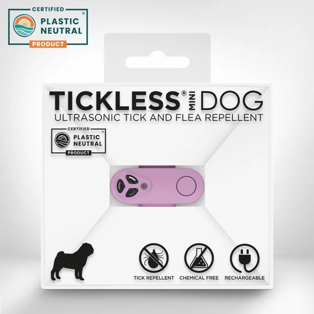 Tickless Mini Dog Nabíjecí - Růžové