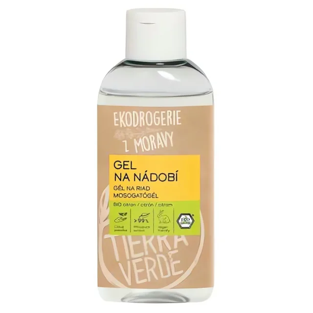 Tierra Verde Gel na nádobí - BIO citron 100 ml
