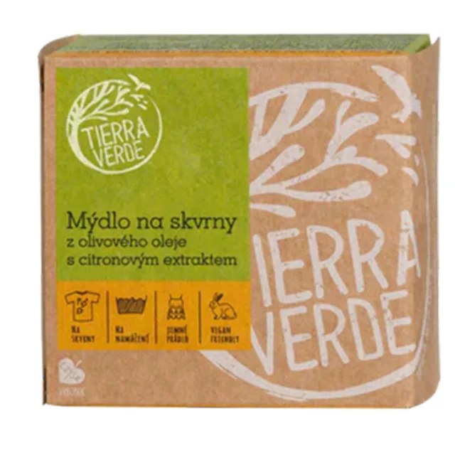 TIERRA VERDE Mýdlo z olivového oleje na skvrny 200 g