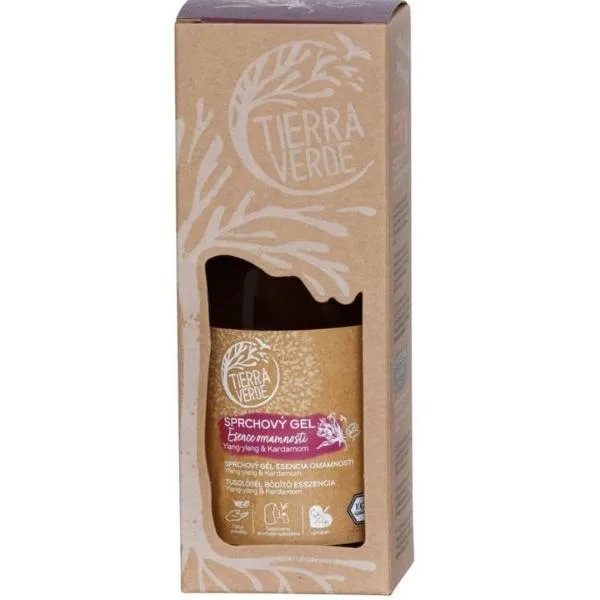 Tierra Verde Přírodní sprchový gel Esence omamnosti - Ylang ylang s kardamomem, 230 ml