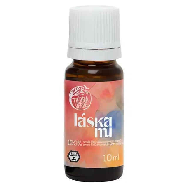 Tierra Verde Směs esenciálních olejů BIO (10 ml) - Láska by Kamu - výrazná květinová vůně