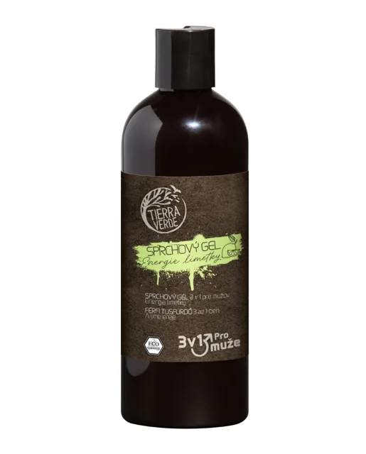 Tierra Verde Sprchový gel pro muže 3v1 Energie limetky 500 ml
