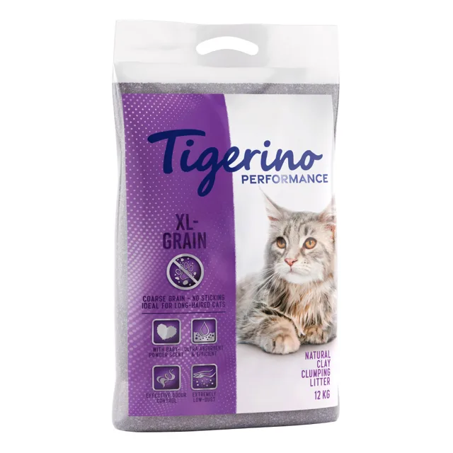 Tigerino Performance XL Grain - vůně dětského pudru 12 kg