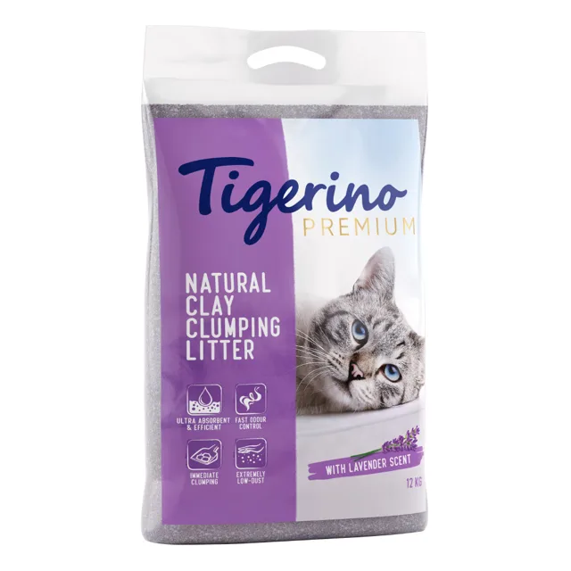 Tigerino Premium - s vůní levandule - 12 kg