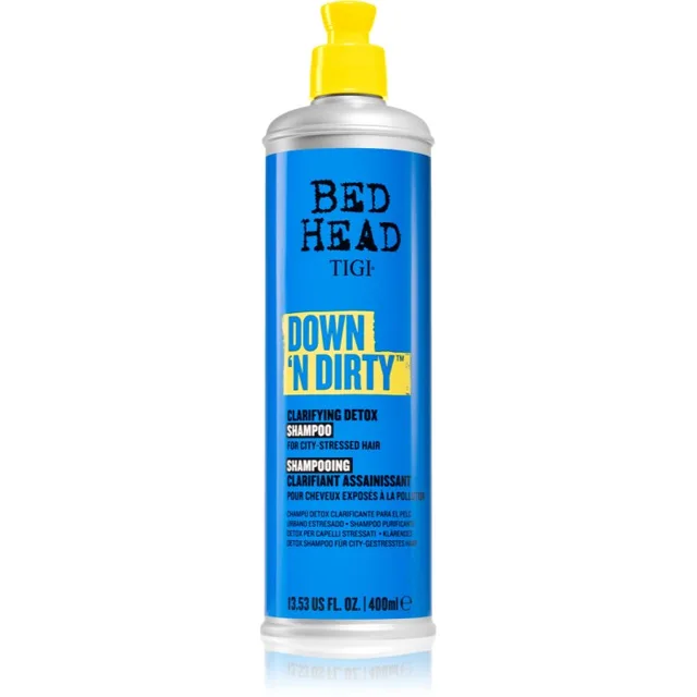 TIGI Down N' Dirty Clarifying Detox Shampoo čisticí detoxikační šampon pro každodenní použití 400 ml